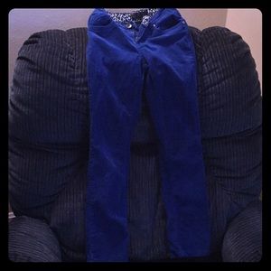 Girls blue corduroy pants size 10